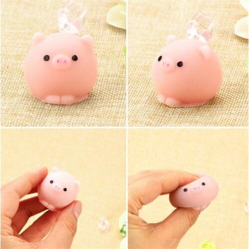 1PCS Cute Pig Ball Mochi Squeeze Prayer Cute Toy Kawaii Collection Fun Joke Gift Anti-stress Toys