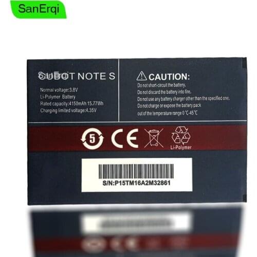 10pcs Battery For CUBOT Note S Battery 4150mAh High Quality Replacement backup battery