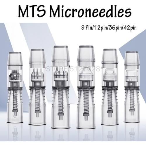10pcs Derma Power Needle Cartridges Tattoo Needle Disposable Permanent Makeup Cartridge Mesotherapy Needle for Biomaser