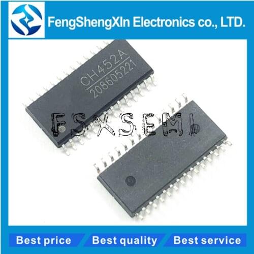 10pcs/lot CH452 CH452A SOP-28 Digital tube display driver and the keyboard scan control chip