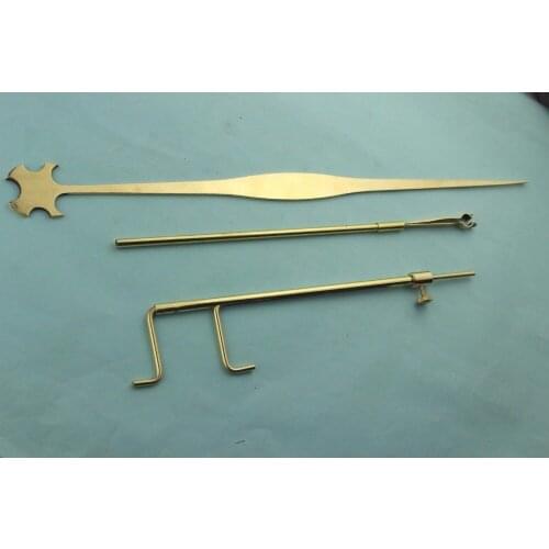 3pcs various Cello tools,sound post Gauge/setter and sound post retriever