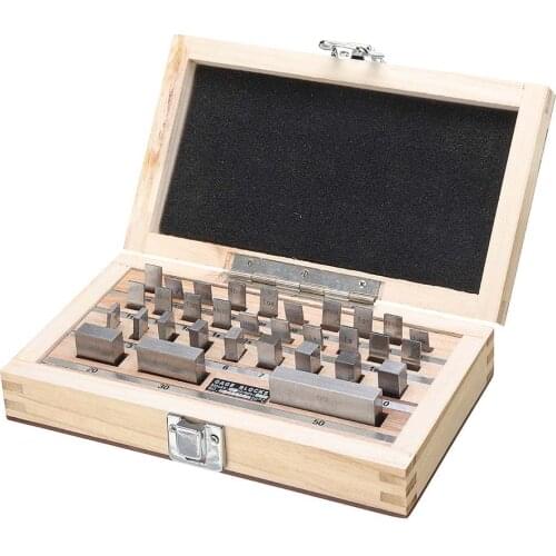 32/38/47/83Pcs Router Table Set Up Bar with Case Measuring Block Gauge Metric Gage Block Set Measurement Lathe Tool