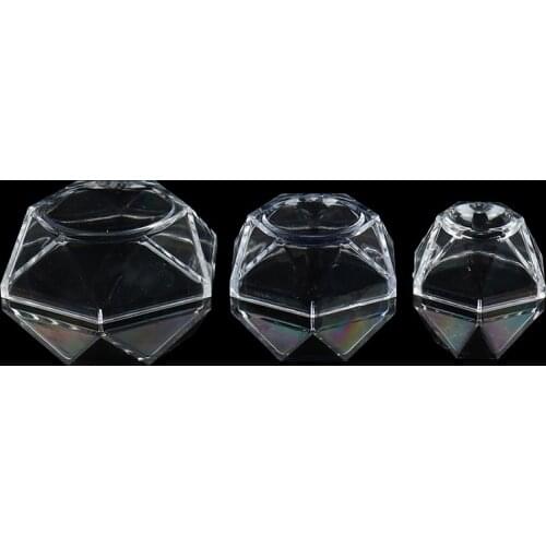 2pcs Acrylic Crystal Ball Base Display Stand Quartz Glass Sphere Holder Pedestal