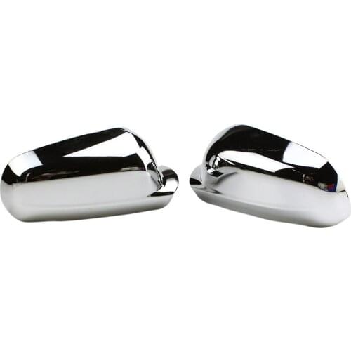 TAIHONGYU Pair Chrome Side Mirror Cover Fit for VW Jetta MK4 Bora Passat B5 1999-2004 3B0 857 537 B / 3B0 857 538 B