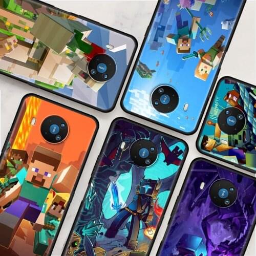 Sandbox game Mini World Cover for Nokia 7.2 3.4 5.4 5.3 2.3 2.4 2.2 G10 8.3 5G 4.2 X10 3.2 1.3 1.4 X20 G20 C20 Phone Case Coque