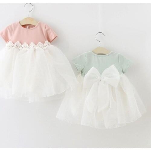 Childrens Dress Baby Girl Princess Baby Clothes Big Bow Thanksgiving Christmas Dress Girl