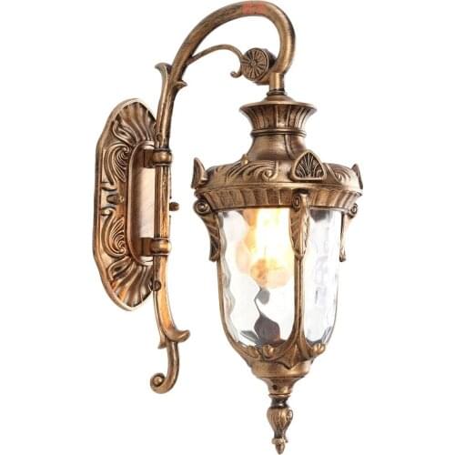 European outdoor wall lamp American villa vintage aisle LED wall lamp waterproof outdoor wall lamp garden lamp