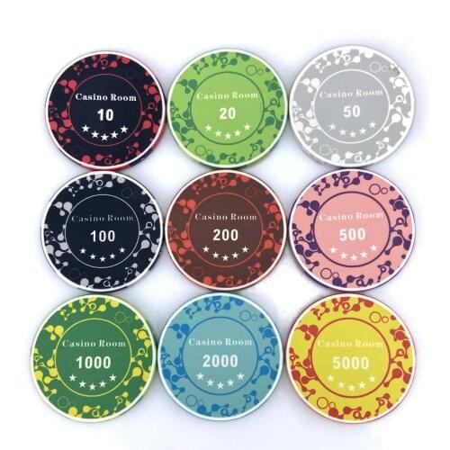 Ready to Ship Ceramic Poker Chips New Design 10g Factory 39mm More Color Best Quality