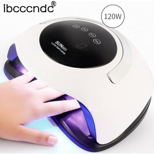 Ibcccndc 120W Nail Gel Dryer Lamp 36LED UV Lamp Auto Nail Lamp Quick-drying Lamp For Manicure Professional Cabin UV LED Nail Gel