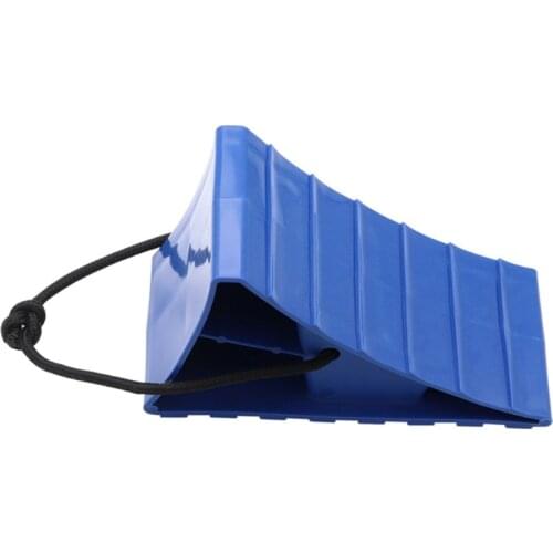 Wheel Chocks with Rope Non Slip Base for Most Tyre Sizes RV Trailer 2 Pack F19A