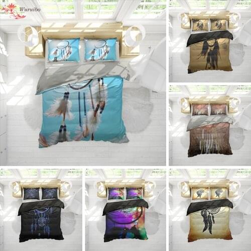 Fashion Dream Catcher Bedding Set Soft Quilt Cover Bohemian Duvet Cover Sets 240x220 Bed Covers Bedspread King Queen Single Size