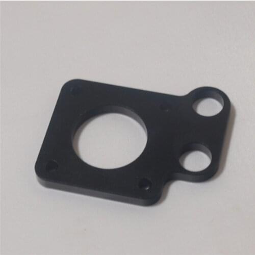 Reprap Prusa CNC black color metal Y-motor mount plate Sturdier RepRap Prusa i3 Aluminum y-motor mount for NEMA 17 stepper motor