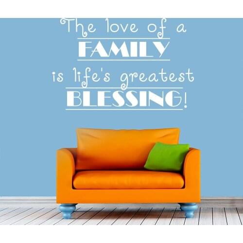 The Love Of A Family Wall Sticker Home Decor Art Vinyl Removable DIY Living Room Bedroom Wall Murals Decoration