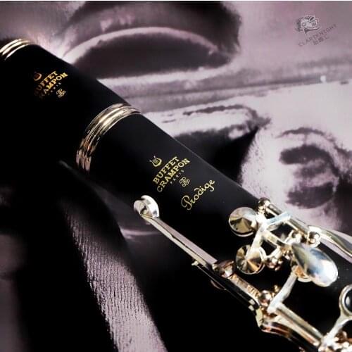 Music Fancier Club Bakelite Bb Clarinets Prodige Professional Clarinet Silver Plated Keys 17 Keys With Case Mouthpiec