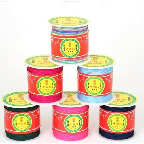 New Arrival! 150yard/roll 0.4mm Nylon Jade Cord Chinese Knot Cord Bracelet Necklace String Thread for DIY Jewlery & Craft Making