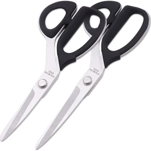 Professional Tailor Cutting Scissors Stainless Steel Clothing cloth Fabric Leather Cutter Craft Scissors For Sewing Accessory
