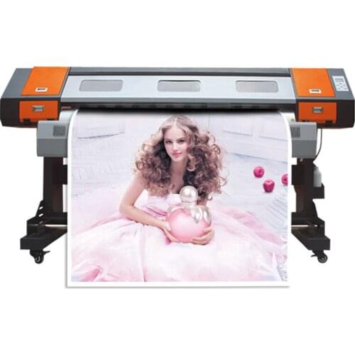 Vinyl eco solvent printer machine CMYK 1440 dpi 1.6m billboard printer 5ft digital printing machine