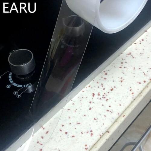 Kitchen Sink Waterproof Mildew Strong Self-adhesive Transparent Tape Bathroom Toilet Crevice Strip Self-adhesive Pool Water Seal