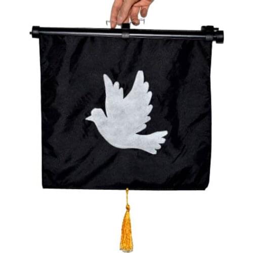 Dove From Scroll Painting Magic Tricks Stage Street Magia Dove Appearing Magie Illusion Gimmick Props for Professional Magician