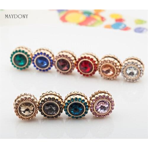 XT65 Wholesale fashion headwear scarf magnet brooch hijab clips 12pcs/lot