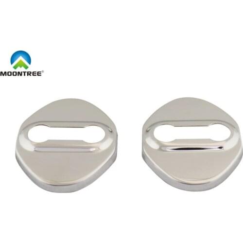 4 pcs Silver Car Door Lock Protective Cover for Mazda 2 3 5 6