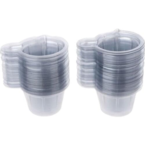 20-200pcs 40ML Plastic Disposable Cups Dispenser Wooden Crystal Epoxy Stirring Stick DIY Silicone Resin Mold Jewelry Making Tool