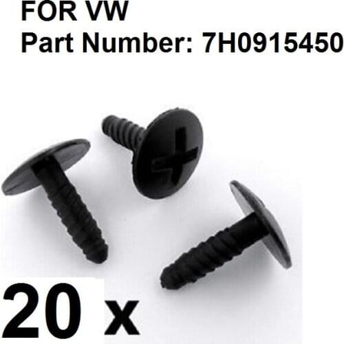 20x For VW Volkswagen T5 Transporter LT Headlight Engine Battery Grille Cover Screws 7H0915450