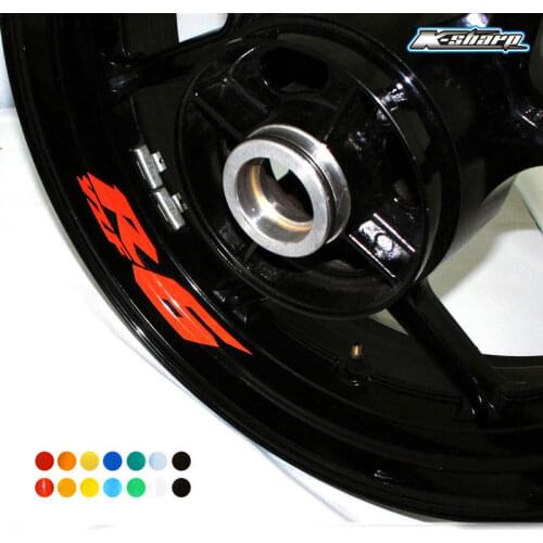 8 X CUSTOM INNER RIM DECALS WHEEL Reflective STICKERS STRIPES FIT YAMAHA YZF R6