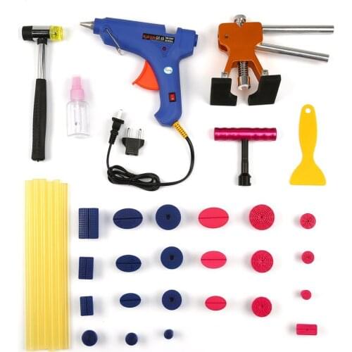 Paintless Hail Repair Dent Lifter Puller Ding Removal Tools Bag Kits Repair Tool Set for Car Body Maintenance Accessories