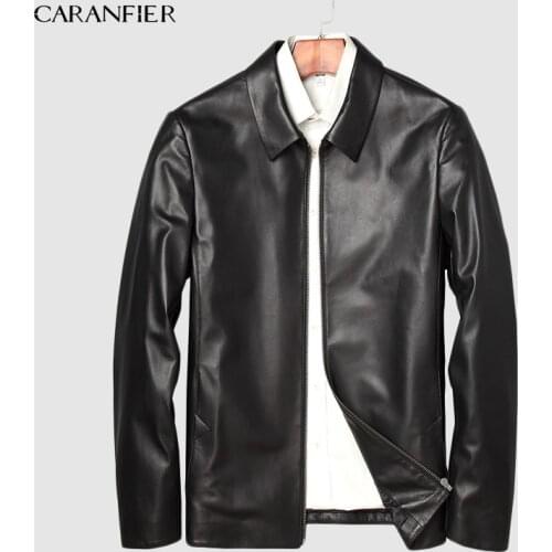 Мужские куртки из овчины CARANFIER China At AliExpress