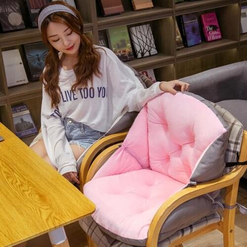 Two Sizes All-in-one Home Dining Chair Pad Office Computer Chair Seat Mat Modern Minimalist Style Thicken Soft Lovely Cushion