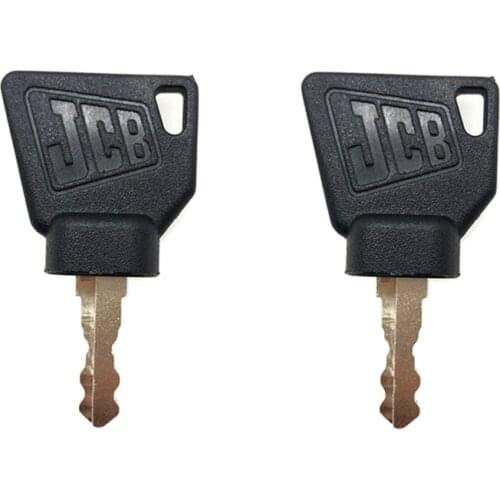 2 Pcs Ignition Switch Starter key For JCB 3CX Bomag Excavator Fit Most Digger Replacement Parts Free Shipping