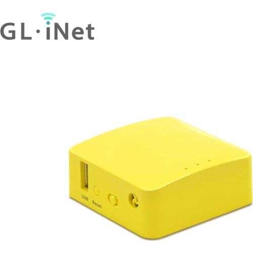 GLiNET GL-MT300N-V2 Mini Portable Travel Wireless Router Repeater Bridge repetid 300Mbps 128MB RAM OpenVPN Client USB Easy setup
