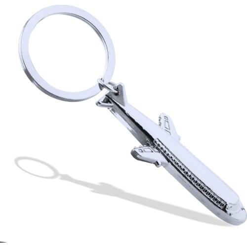 New Fashion Airplane Key Ring for Women Men Pilot & Flight Airbus Key Ring Attendant Party Set Aviation Air Lover Gift