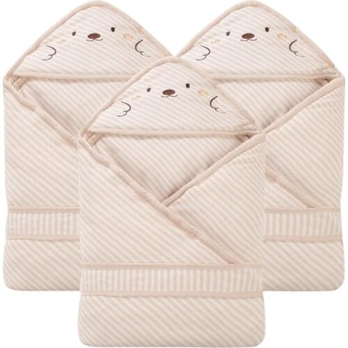 Spring autumn and winter cotton baby boy swaddle was newborn hold holding towel sleeping bag baby girl blanket muslin blanket