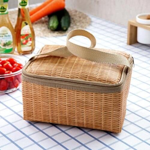 Portable Lunch Bags Insulated New Design Thermal Cooler Lunch Box Tote Storage Bag Picnic Container Food Picnic Bag Packet Tool