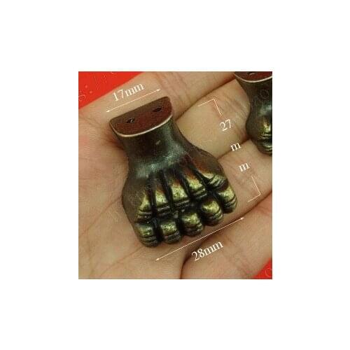 27mm *17mm*28mm zinc alloy Corner Protector Hardware Antique wine box Wrap angle Decorative box corners Metal corner