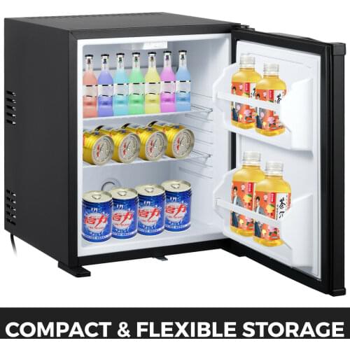 1.4 cu.ft Lockable Absorption Fridge Car Hotel Caravan No Freon Low Energy