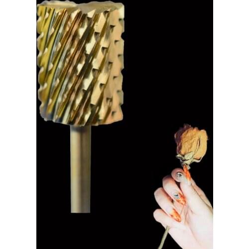 1pcs Carbide Nail Drill Bit -Big Pink & White Bit - C