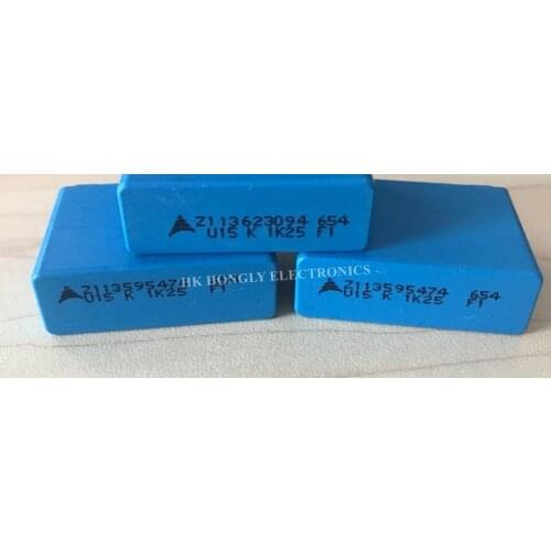 10PCS B32654 654 U15 U22 U33 K U47 J 1K25 1250V P=27.5mm 0.15UF 0.22UF 0.33UF 0.47UF MET FILM CAPACITOR