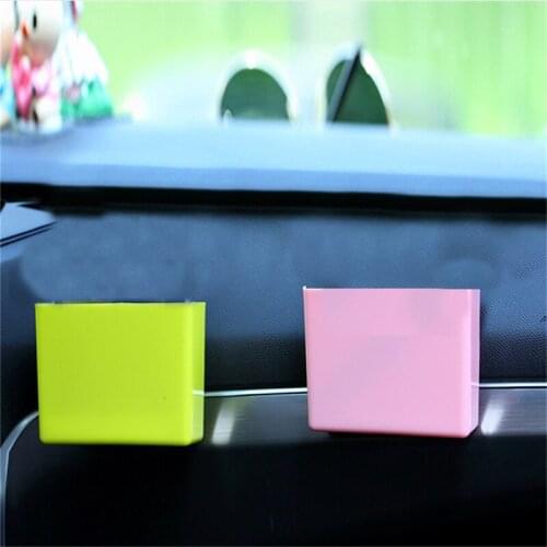 Auto Vent Outlet Vuilnis Doos Plastic Auto Mobiele Telefoon Houder Opbergtas Organizer Auto Opknoping Box Auto Styling