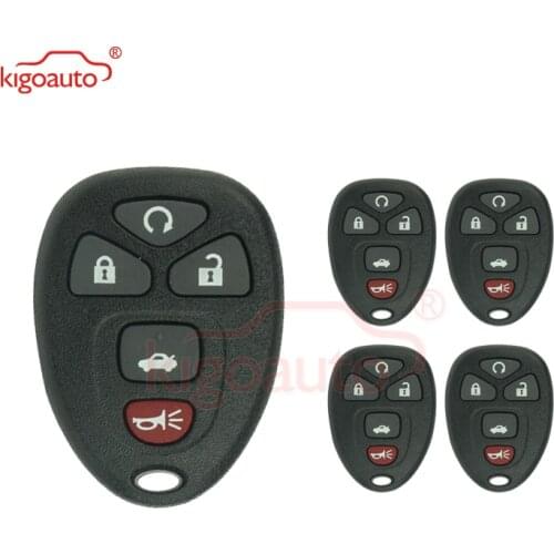 Remote fob case 5 button 22733524 for GM remote control KOBGT04A replacement key shell kigoauto