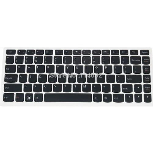 Keyboard for lenovo S400 S310 M30-70 S40-70 M40-70 M40-35 L1000 US English black with white frame keyboards new MP-11K93US-6866