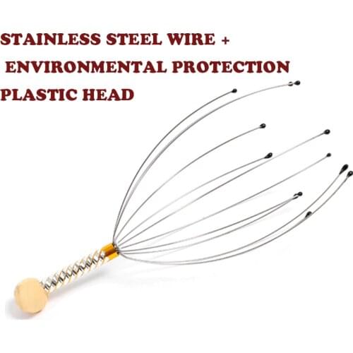 Claw Massager Body Massager Octopus Head Scalp Neck Equipment Stress Release Relax Massage Tens Pain Relief Head Care