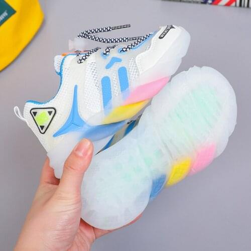 Summer Children Breathable Tennis Running Shoes Baby Sneakers Boys Girls Sports Casual Shoes Kids Zapatilla 11 12 13 14 Year Old