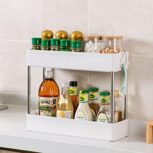 Kitchen rack supplies floor multi-layer trolley vegetable basket crevice vegetable storage rack household Daquan artifact