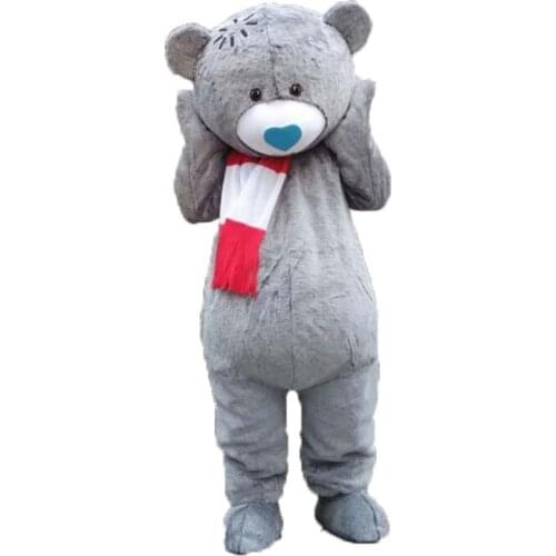 Wedding Teddy bear mascot costumes Teddy bear tailsman doll cosplay costumes for Halloween Carival party event