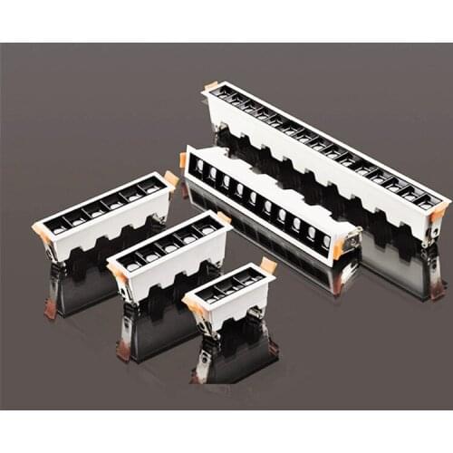 Nordic Design Square Recessed Dimmable LED Downlights 2W10W20W30W COB CERR Ceiling Lamps AC90V~260V LED Wall Spot Lights Indoor