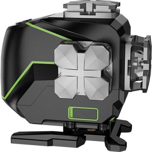 Huepar Osram S03DG with Hard Carry Case,Bluetooth Function&Outdoor Pulse Mode 3D Green Beam linelaserlevel,12 Line Laser Level