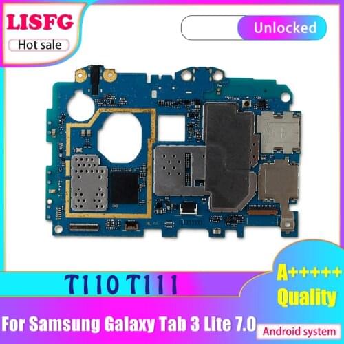 Global Firmware Unlocked For Samsung Galaxy Tab 3 Lite 7.0 T110 T111 Motherboard Mainboard Logic Circuit Board Electronic Panel